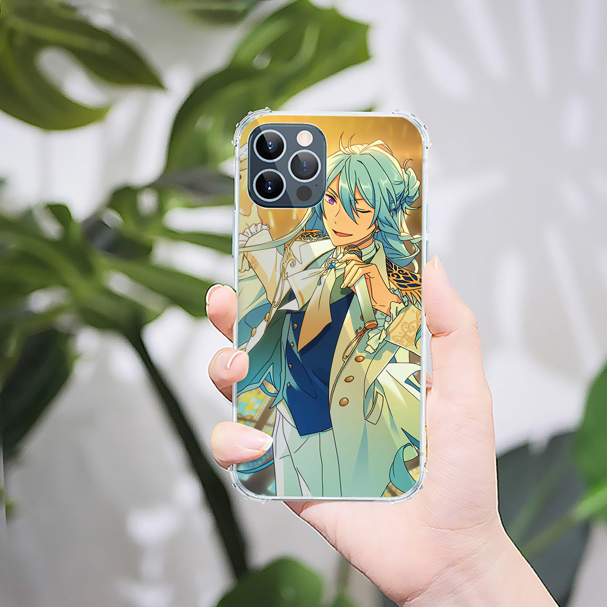 （画像用） あんさんぶるスターズ! Ensemble Stars 【iPhone 12シリーズ対応】透明スマホケース（クリアソフトケース）